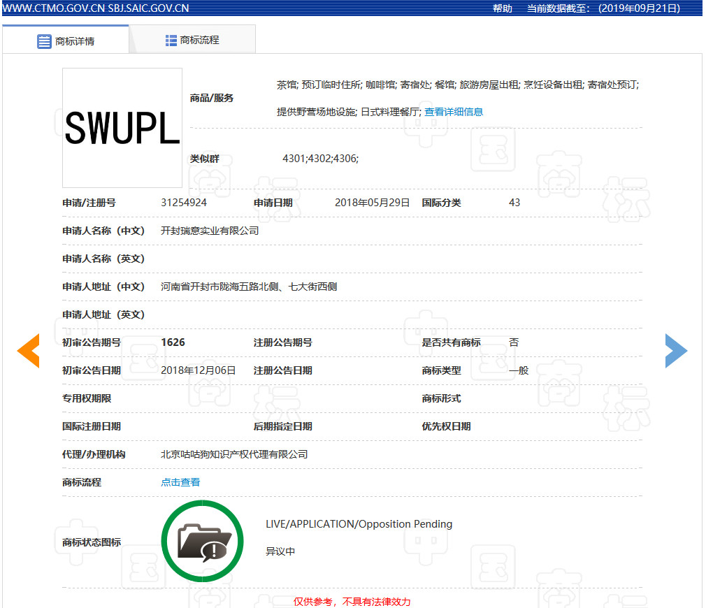 西南政法大學(xué)SWUPL商標(biāo)被搶注？