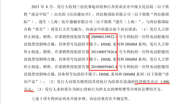 IPO路難行？國內(nèi)專利訴訟涉案過億，國外涉訴產(chǎn)品遭退換貨